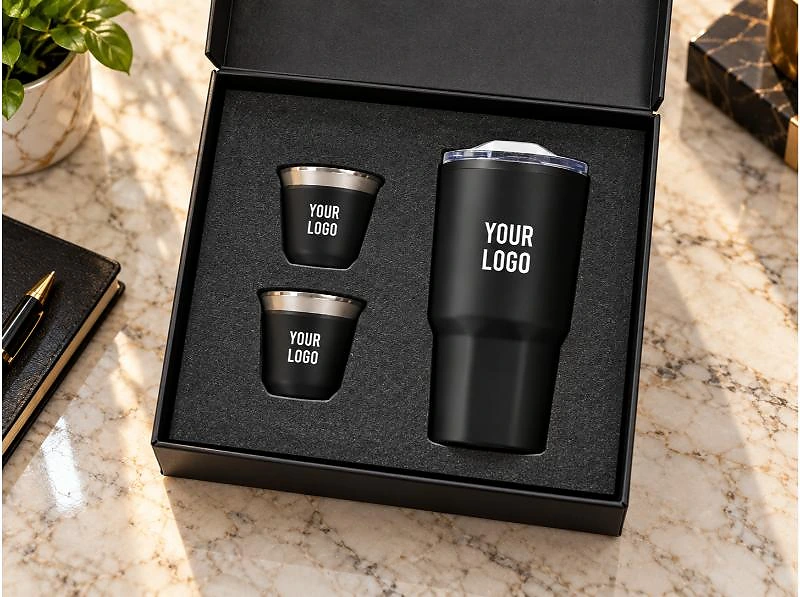 Trio Drinkware Gift Set – 3-Piece Stainless Steel Drinkware Set in UAE