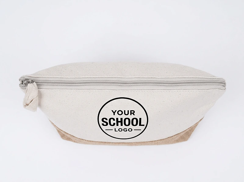 Cotton-Jute Zipper Pouch