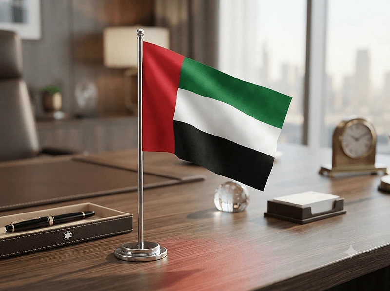 UAE Flag Table Display