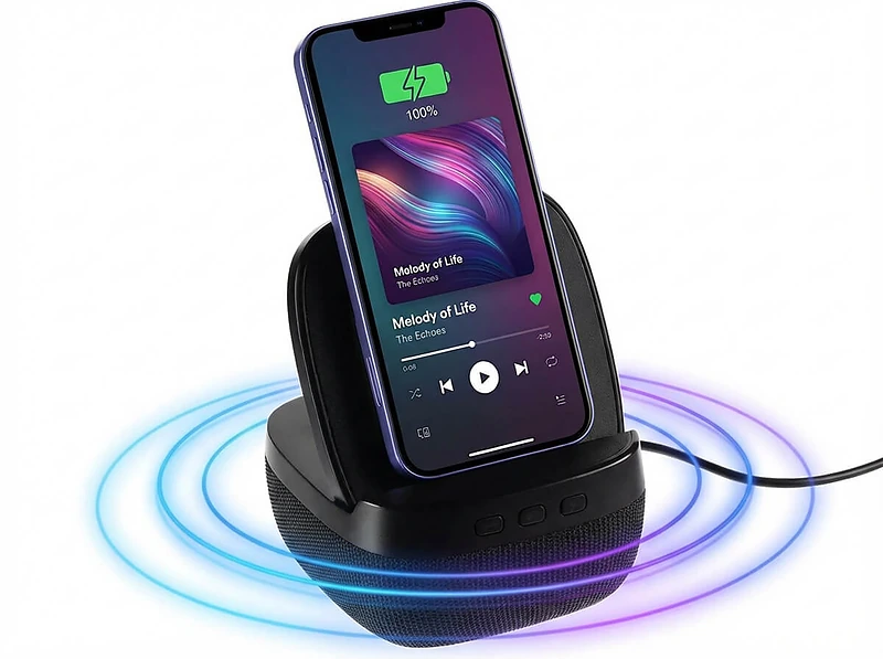 5W Speaker with 15W Wireless Charger