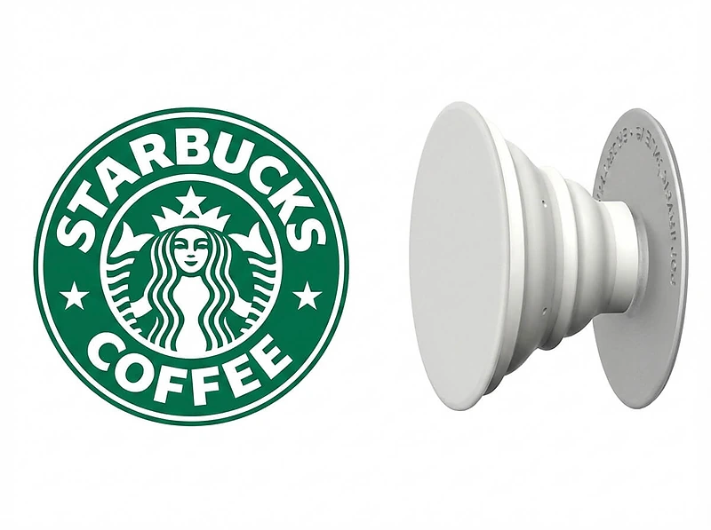 Pop Socket Round White