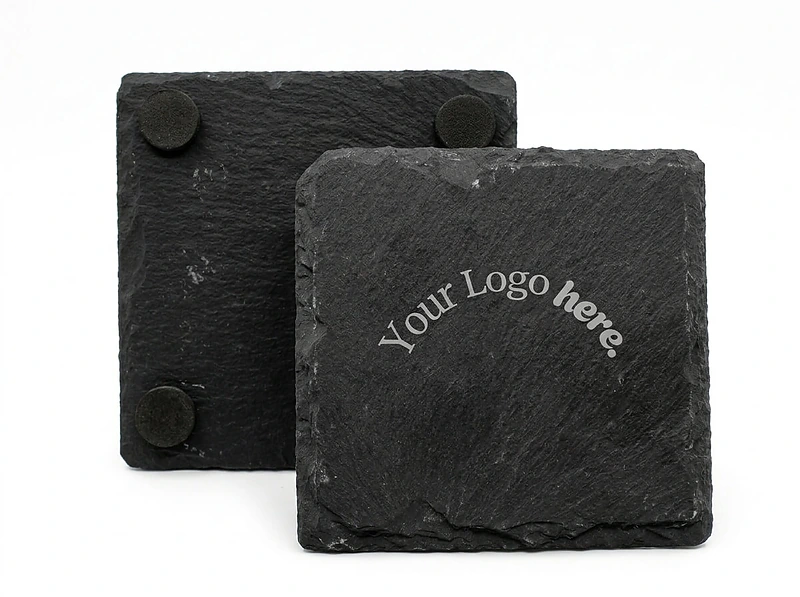 Black Slate Coaster