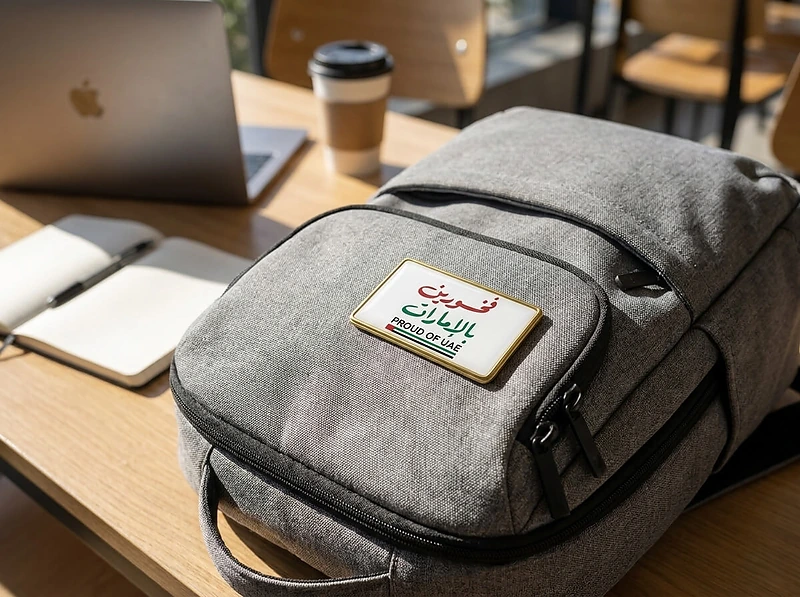 Proud of UAE-Rectangular Magnetic Badge