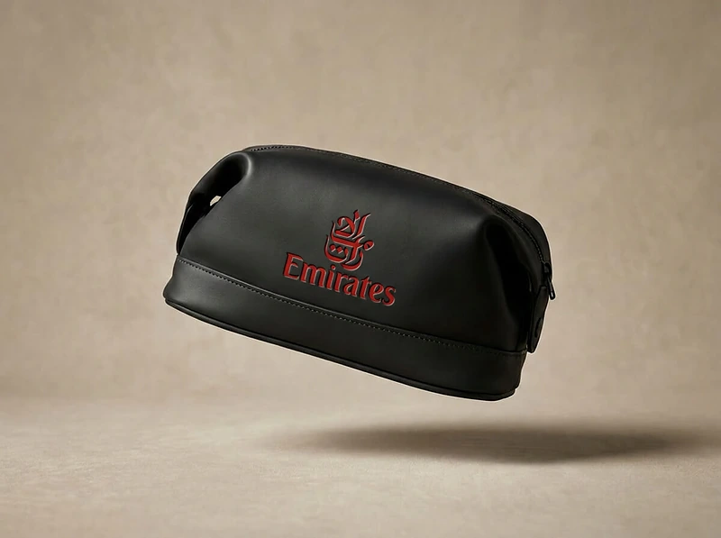 Nubuck PU Travel Wash Bag