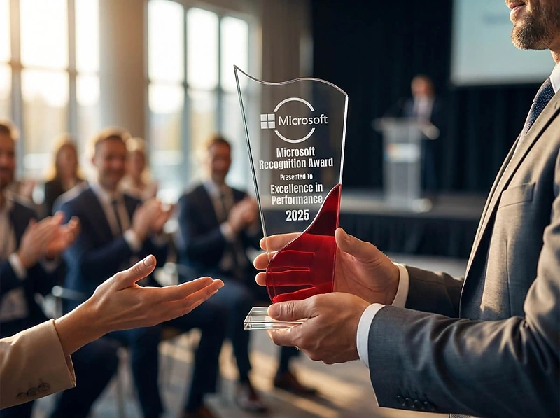 Tower Shaped Crystal Award