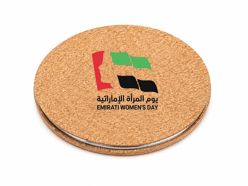Cork Compact Mirror in UAE