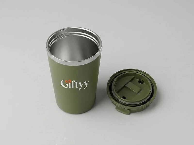 Insulated Bottle With Bamboo Cap