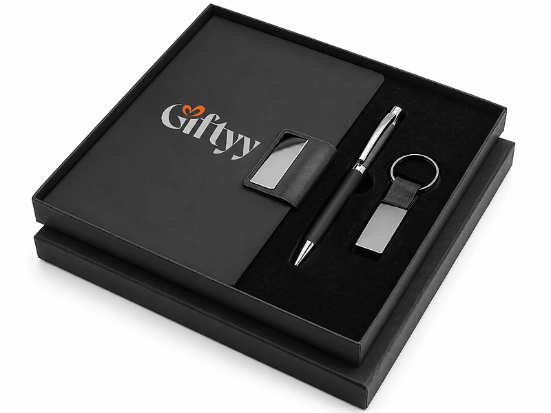 Giftology Set of Notebook, Keychain and Pen