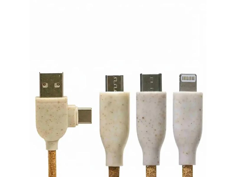 Cork & Wheat straw Charging Cable