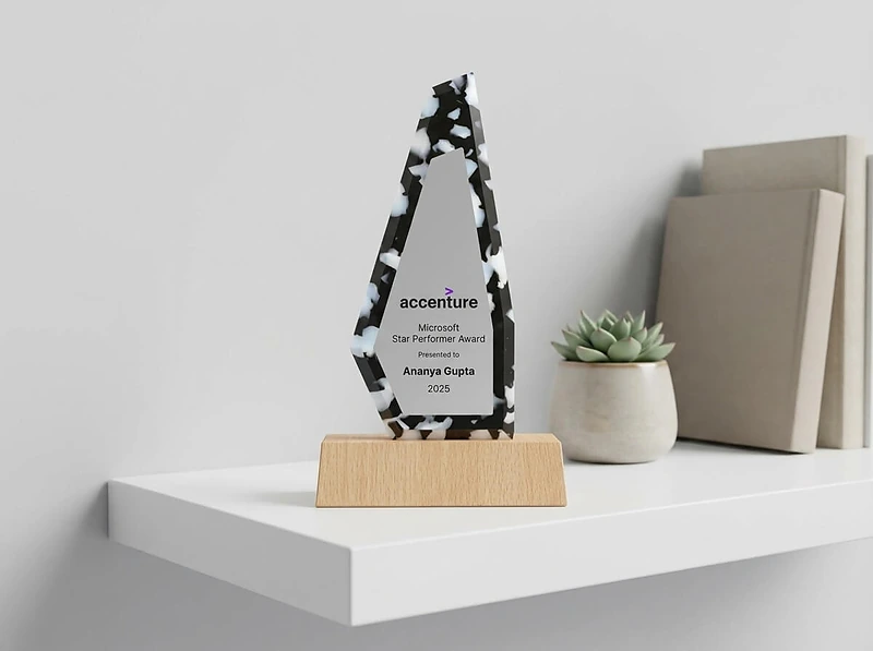 Eco-neutral Beech Recycled Plastic Award