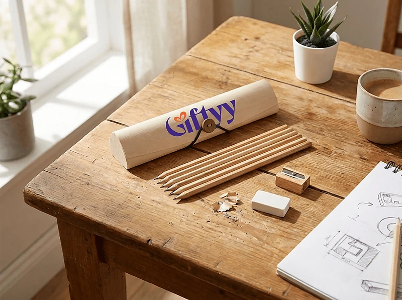 Pencil Set with Sharpener & Eraser