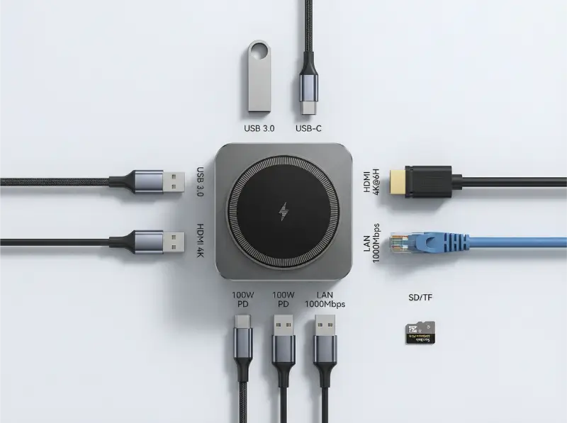 10-In-1 High-Capacity Charging Station With MagSafe