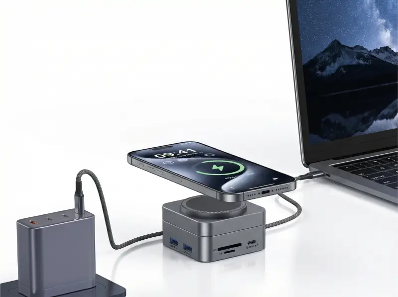 10-In-1 High-Capacity Charging Station With MagSafe