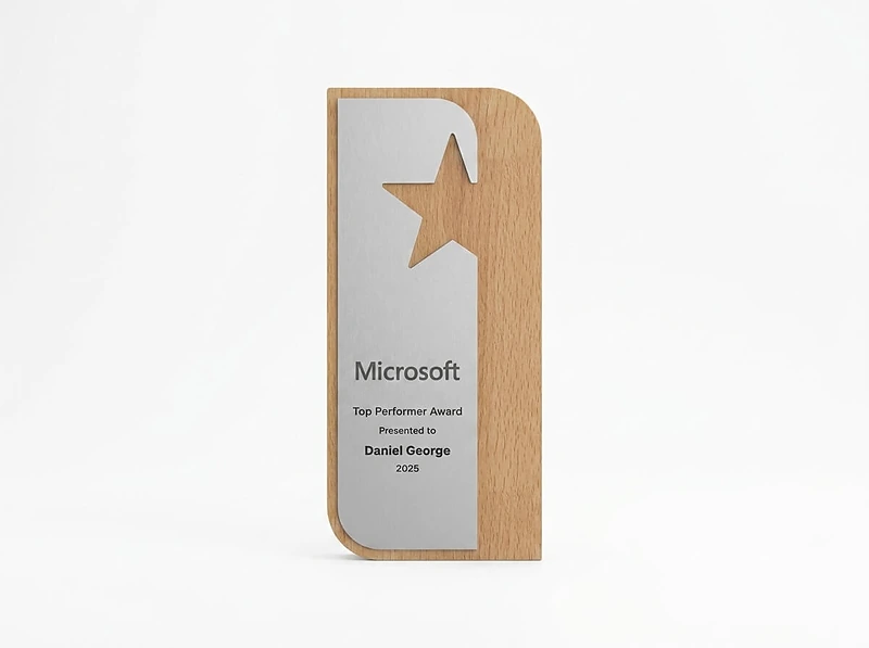 eco-neutral FSC Beech Wood Award