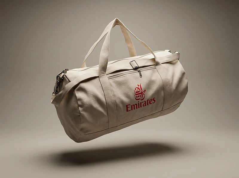 GRS Recycled Cotton Duffel Gym Bag
