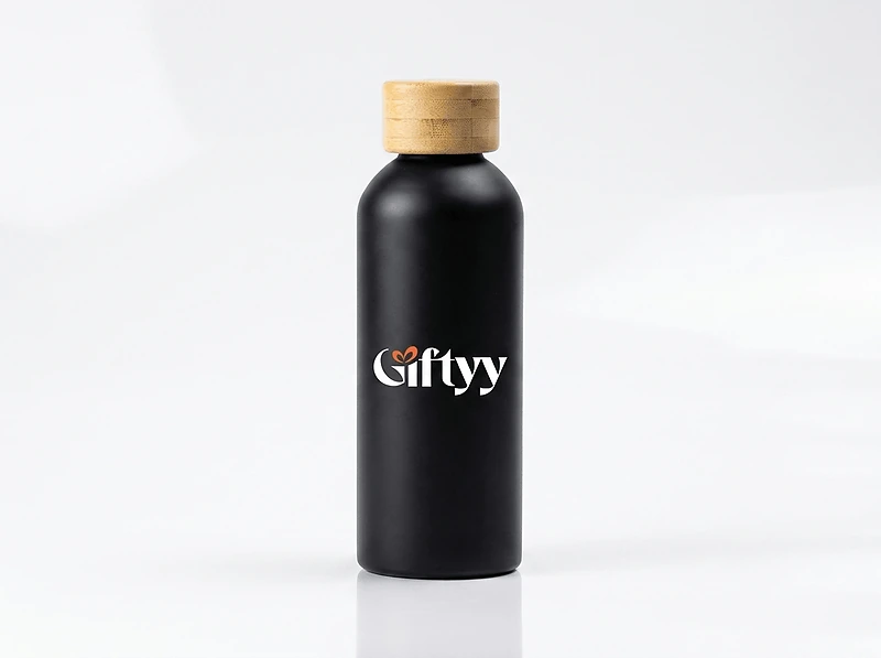 Insulated Bottle With Bamboo Lid
