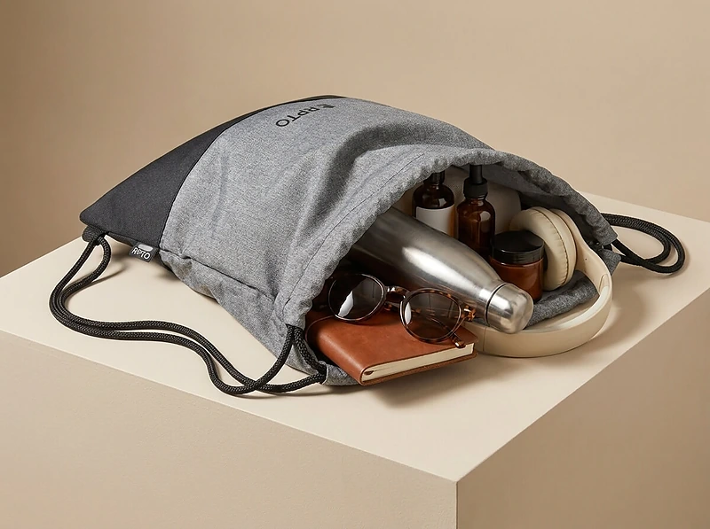 Reflective RPET Drawstring Bag