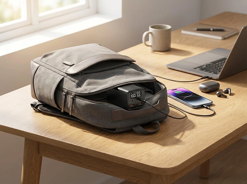 MagSafe Power Bank 5000mAh – Compact Wireless Charging with 15W Output