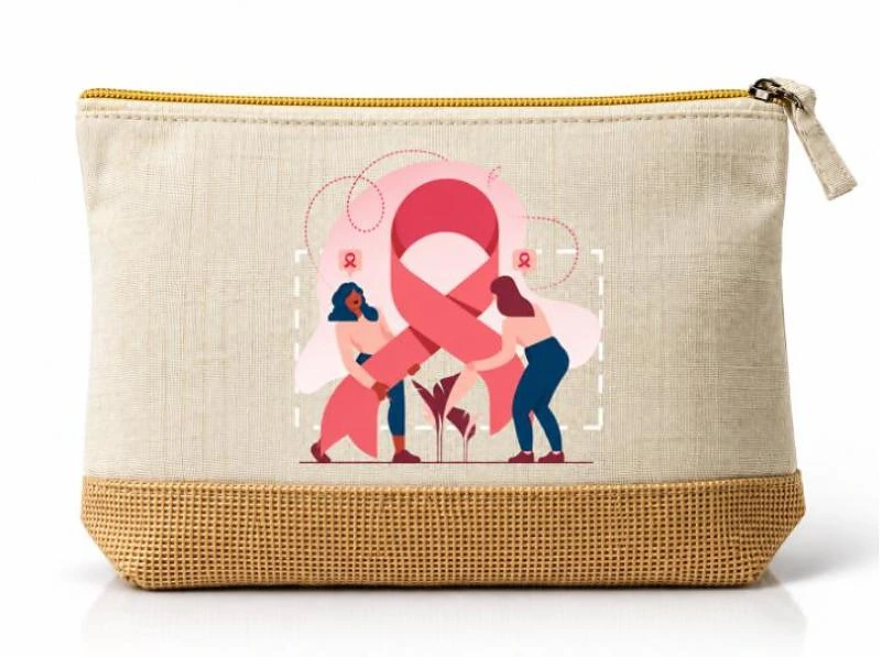 Breast Cancer Awareness Eco Wash Bag in UAE