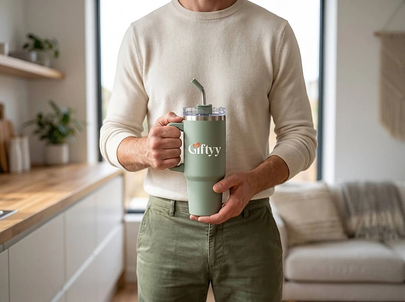 handy double wall mug