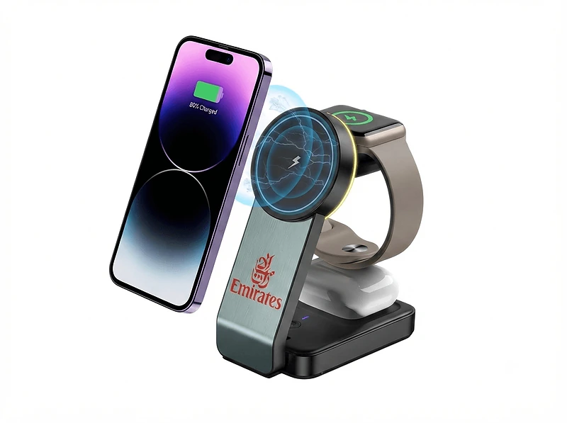 Memorii 3 in 1 Wireless Fast Charging
