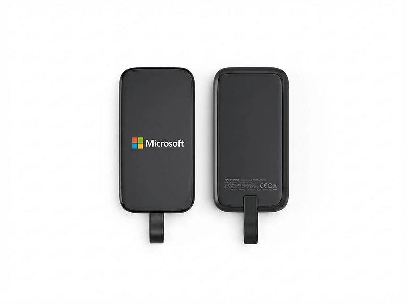 10,000mAh Power Bank with Light-Up Logo & Cable
