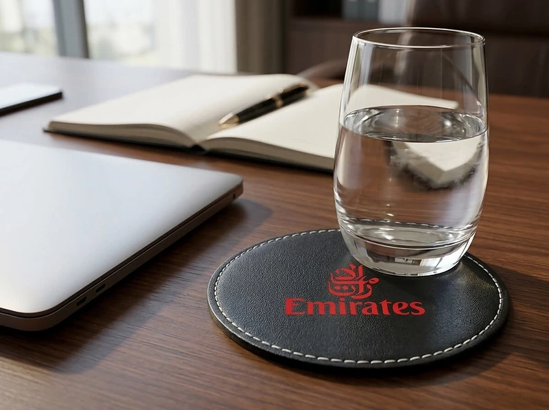 PU LEATHER COASTER