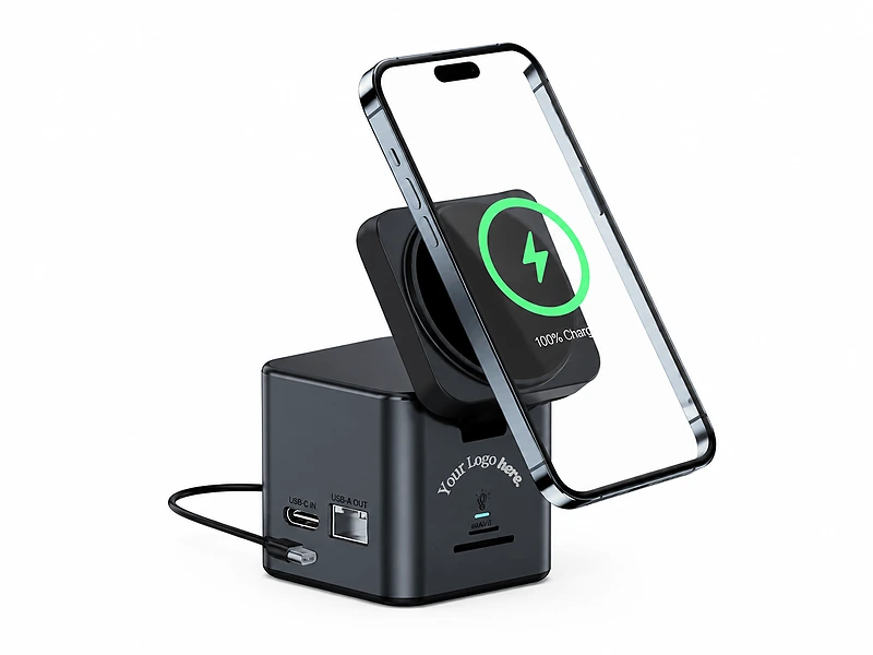 All-in-One USB-C Hub with 15W MagSafe Wireless Charging