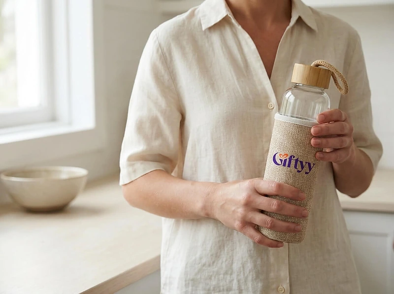 Glass Bottle With Eco Sleeve