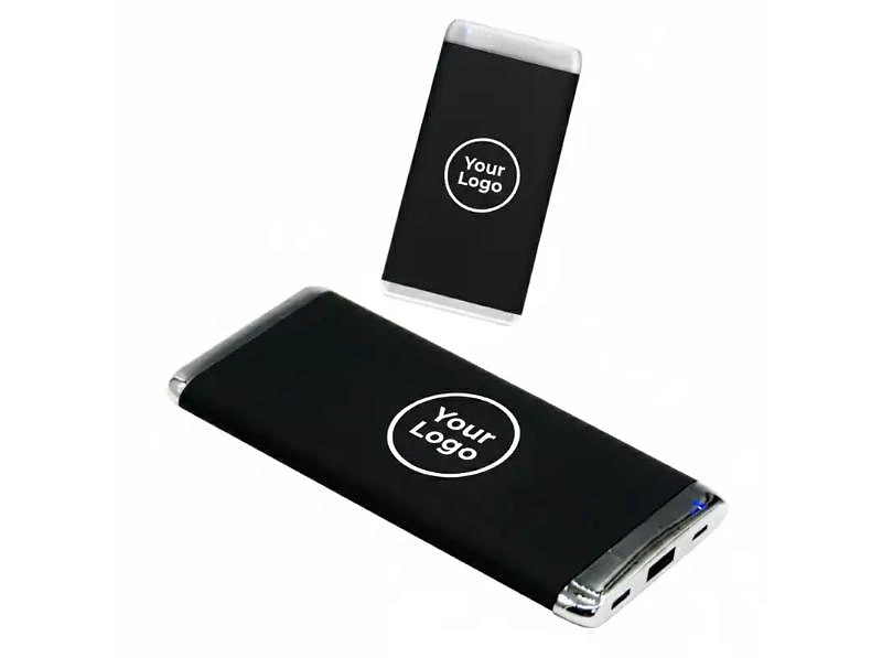 Slim Powerbank With Lightup Logo In UAE