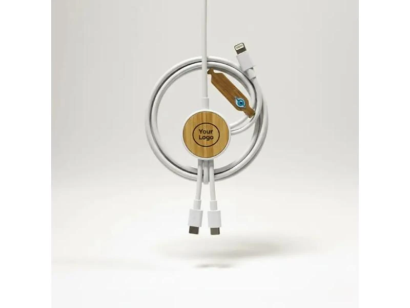 Wheat St Bamboo & Recycled TPE Charging Cable