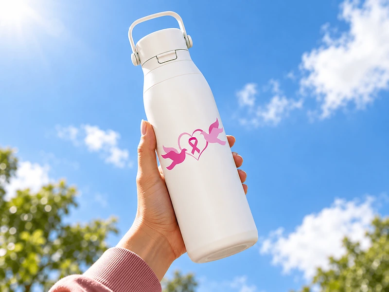 Breast Cancer Awareness Vacuum Bottle 750ml in UAE
