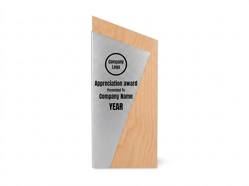 Recycled Aluminum / Wood Award