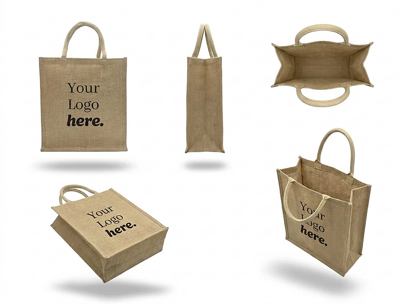 Heritage Jute Bottle Tote
