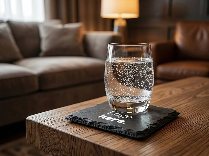 Black Slate Coaster