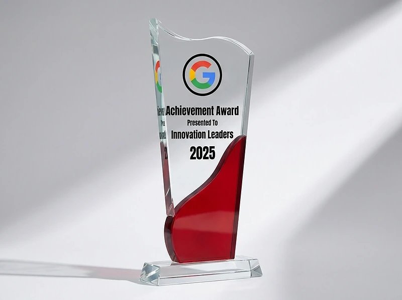 Tower Shaped Crystal Award