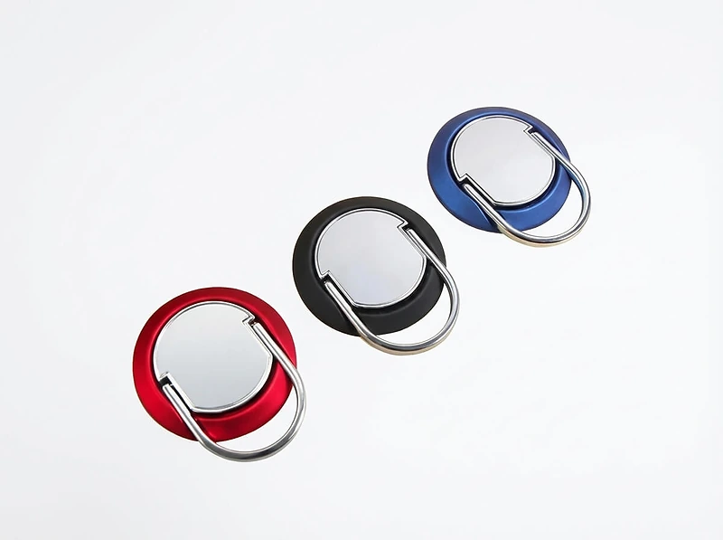 Metal Ring Holder Red