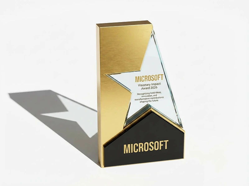 Award Trophy Star Shape