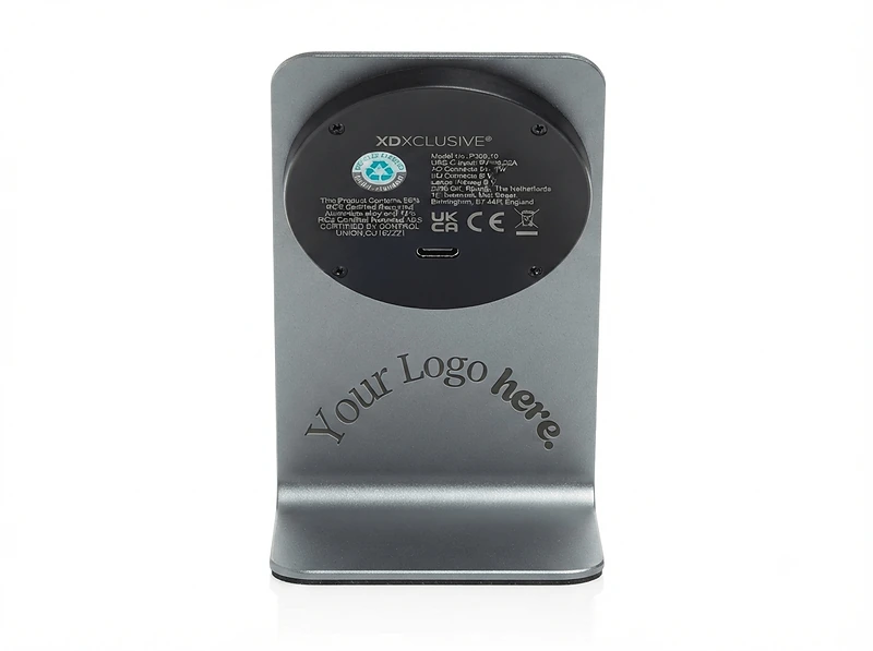 Aluminium 15W magnetic wireless charging phone stand