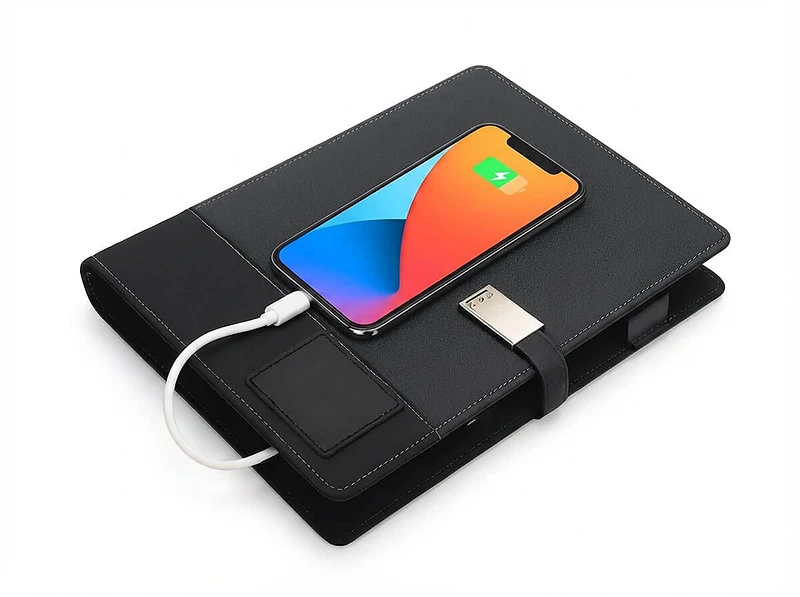 Executive Portfolio Powerbank with Wireless Charging Technology