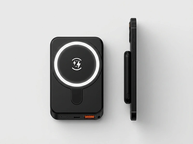 5000mAh Magnetic Wireless Mini Power Bank