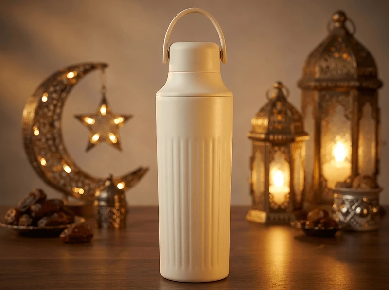 Matte Textured Double-Wall Stainless Steel Vacuum Bottle – 500 ml