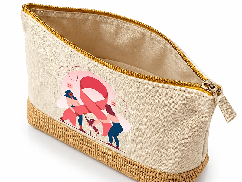 Breast Cancer Awareness Eco Wash Bag in UAE