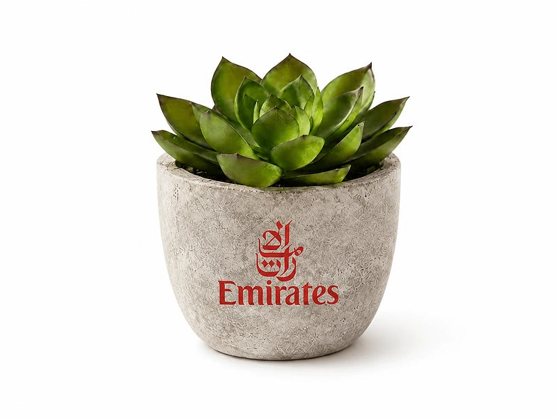 Artificial Succulent Plant in Pulp Pot