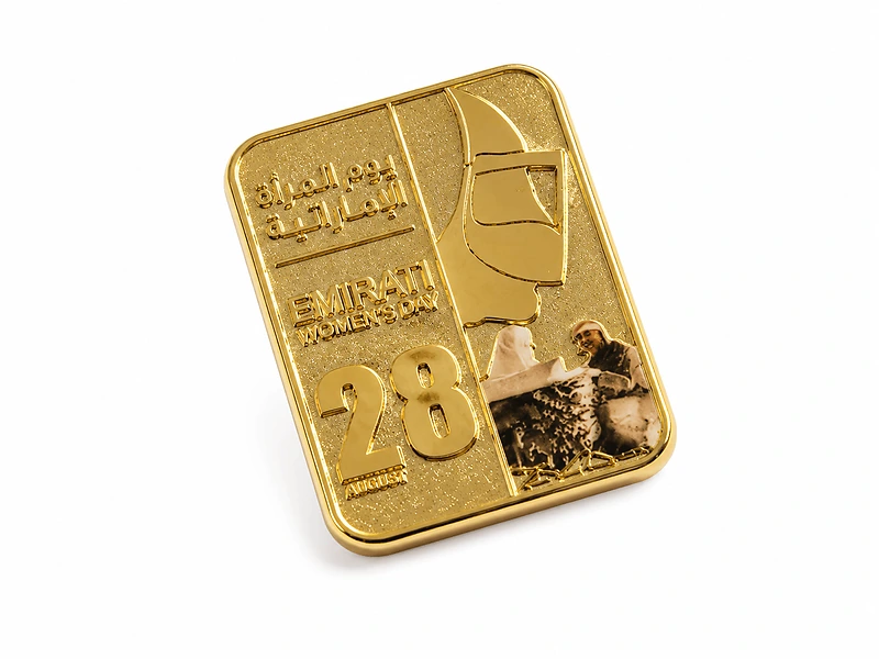 Emirati Women's Day Golden Badge in UAE