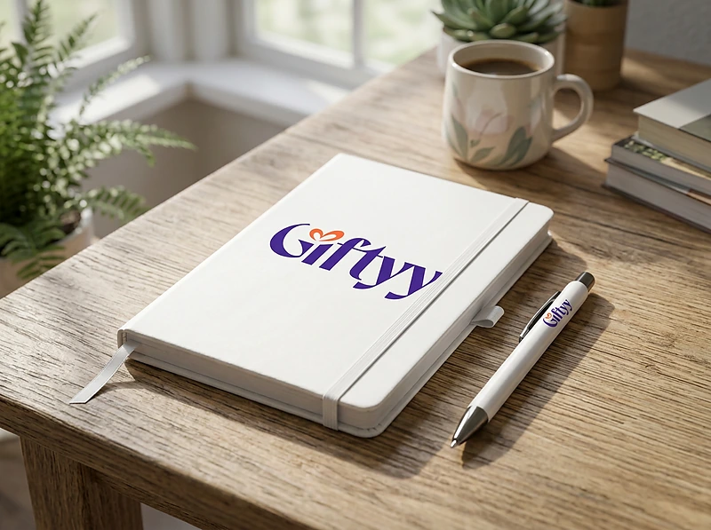 A5 Hard Cover Notebook and Pen Set