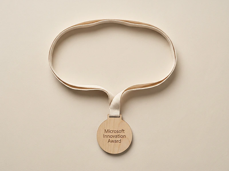Lightweight Bamboo Medal