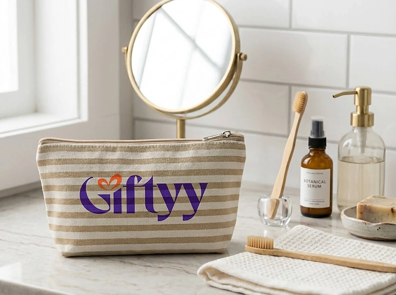 Cotton Toiletry Pouch