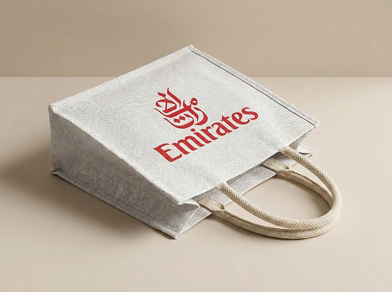 Square Laminated Jute Bag