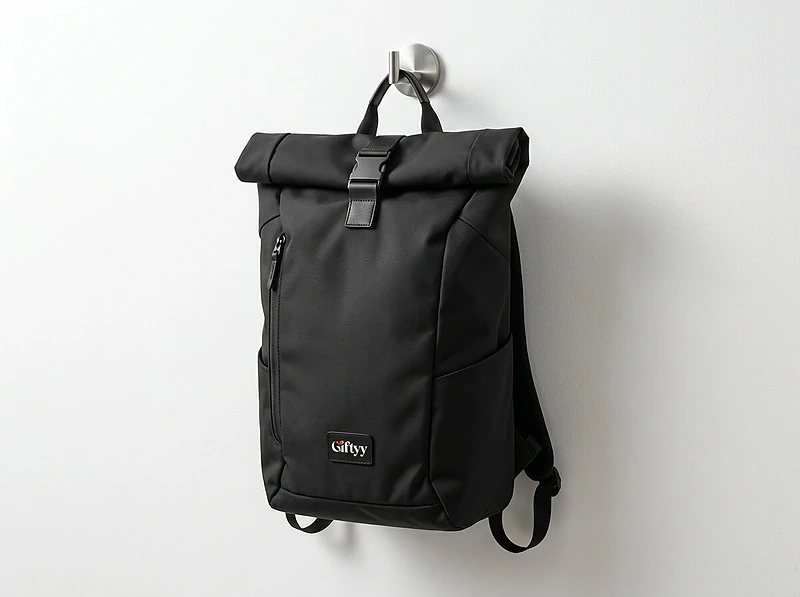 Recycled Ocean Plastic Roll-Up Backpack